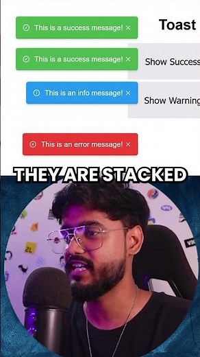 Toast System Design in React JS 🔥🔥 #reactjs #javascript #reactjstutorial