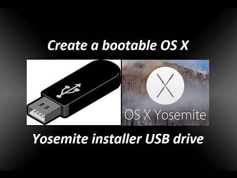 Create a bootable OS X Yosemite installer USB drive