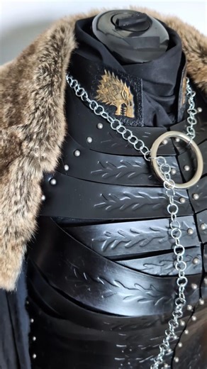 I made Sansa Stark's leather armor! 👑🐺❄️