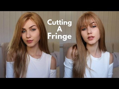 Cutting My Own Fringe | How to cut Bangs | Stella