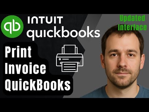 How to Print an Invoice in QuickBooks Online (New Interface | 2026 Step-by-Step Beginner Tutorial)