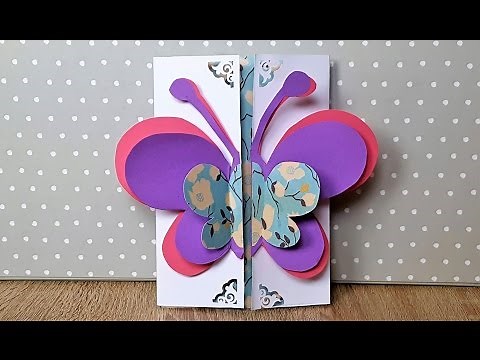 How to make a birthday card with a butterfly