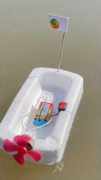 how to make mini rc boat with dc motor simple!🔥 #kidsrc #rcbuggy #rcboat