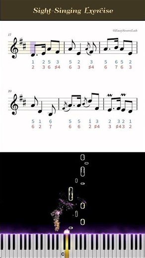 Daily Sight-Singing Exercise No.333 | Two Sharps(Key D)