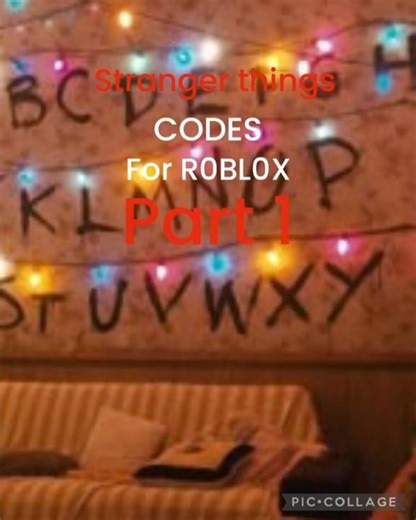 Stranger Things Codes for roblox part 1#strangerthings#edit