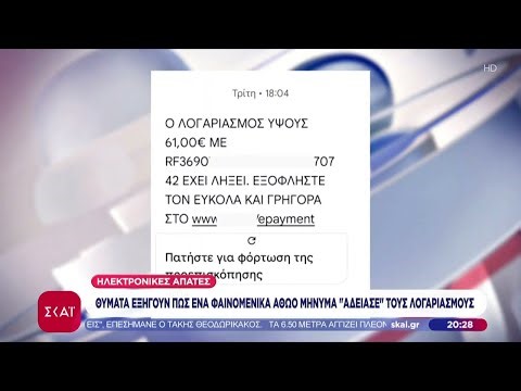 Ηλεκτρονικές απάτες: Πως δρουν οι απατεώνες - Τι πρέπει να προσέχουμε | Βραδινό δελτίο
