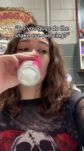 Not that I don’t think they are SUPER cute. But unfortunately the snake eyes and frog eyes piercings are EXTREMELY dangerous and will likely reject. This piercing binds the two muscles in your tongue together which can cause a whole list of health problems such as chipping teeth, gum problems and heart issues (your mouth and heart health are connected) all for a piercing that likely won’t last long. Please please please stay away from this piercing and please do your research before you start pu