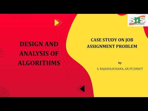 CASE STUDY ON JOB ASSIGNMENT | DAA | SNS INSTITUTIONS