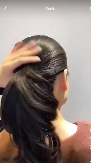 I really wana to party with this easy party up do #easyupdo #easyhairstyles #easyhairstyles #ponytail #easyhairstylesforgirls #haircut #hairgoals #easybun | Cut And Style Studio By Sid