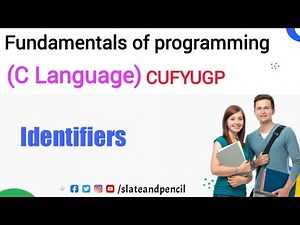 Fundamentals of programming C language |Identifiers|malayalam tutorial