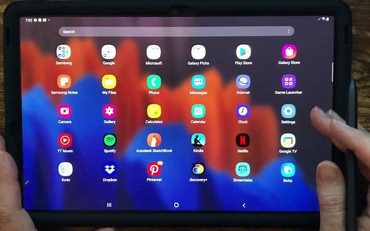 Using the Xodo App for digital planning on a Samsung Tablet with Android Devices