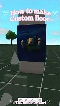 How to make custom floor on bloxburg! #fyp #bloxburg #robloxcontentcreator