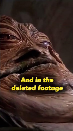 The REAL Jabba! #starwars #moviefact