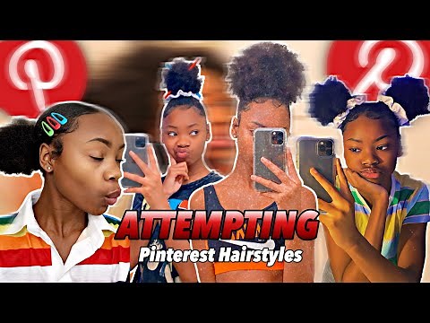 Attempting Natural Hairstyles On Pinterest For A Week! (MUST WATCH)