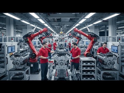 Inside the Porsche 911 Engine Factory – The Legendary German Engine Behind the Icon