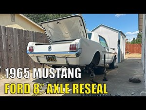Fixing a Leaky 3rd Member on My '65 Mustang (and Breaking a Brake Line!)