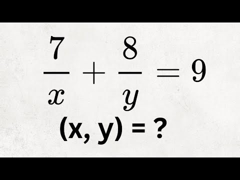 One Equation, Infinite Real Solutions — But Only 2 Integer Ones | Math Olympiad