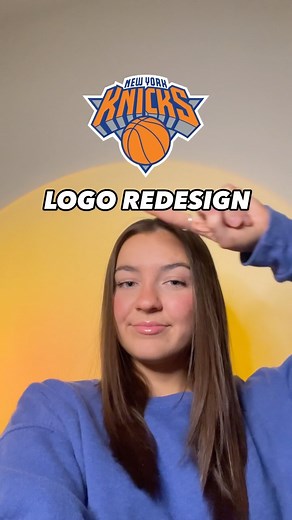 Emily Morgan | NY KNICKS 🏀 logo redesign!!! #knicks #jalenbrunson #nyknicks #nba #madisonsquaregarden | Instagram
