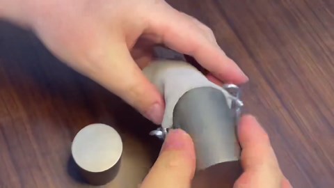 Titanium Sealing Canister - Airtight Lightproof Container for Jewelry Storage, Survival Kit, Travel Organizer with Pouch