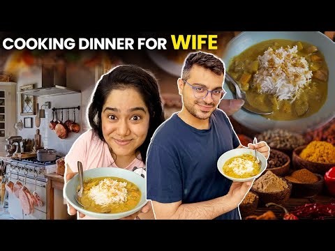 Surprising and Cooking DINNER 🍽️ for my WIFE 🍛 😍👫 Secret Recipe