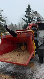 Trying out the new chipper, what a Beast #downeastboystreeservice #morbark #bvr16 #downeastmaine #treeservice #Maine | Downeast Boys Tree Service