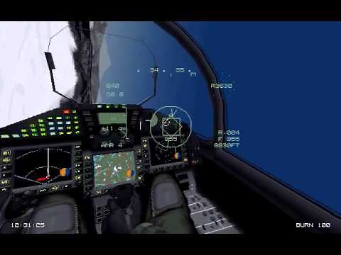 Eurofighter vs F-22 Dogfight (1995 EF2000)