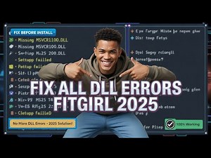 Fix All DLL & Setup Errors in FitGirl Games – Watch Before Install (2025)