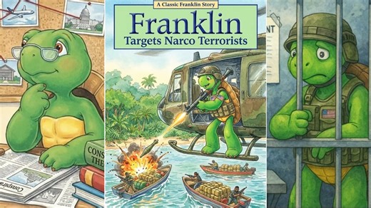 Pete Hegseth's "Franklin The Turtle Targets Narco Terrorists" Meme | Know Your Meme
