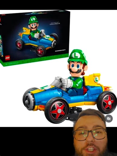 We have another HUGE LEGO LEAK! This is the first image of the Luigi Kart coming on April 1st. Will you be picking this up? #lego #legomario #luigi #mario #legoleaks