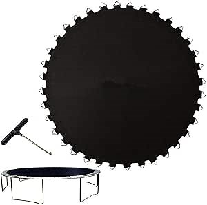 14ft 16ft Trampoline Mat, Replacement Jumping Mats for All Brands, Fits 6.5 inch 7 inch Spring, Round Trampoline Bottom Replacement