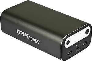 ExpertPower Alpha 100 Portable AC Outlet Power Bank|99Wh Laptop Charger Battery Pack with 100W AC Interver (140W Peak), USB ports, Type-C (45W), AC Outlet for Travel, Camping, Business or Power Supply
