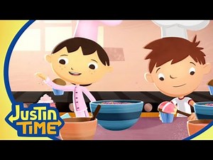 Decorating Cupcakes | Justin Time Episode Clip