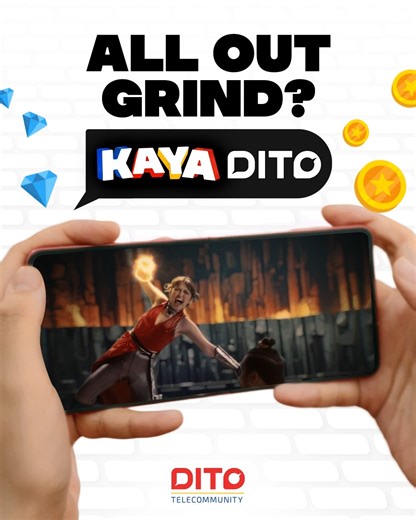 From ranked matches to late-night farming sessions, DITO can help you stay connected in the game.​ ​ Kaya mong sabayan ang teammates mo hanggang huling round, ikaw pa ang carry! All out sa laro, #KayaDITO 💪​ ​ Tara na DITO!​ ❤ DITO eShop: https://bit.ly/3J3IaeH​ 🧡 Shopee: https://bit.ly/47j4CdL​ 💜 Lazada: https://bit.ly/40Q7P0G​ 🖤 TikTok: https://bit.ly/456i1EO ​ ​ #DITOTelecommunity | DITO Telecommunity