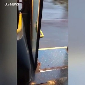 7.8K views · 29 reactions | Watch the moment a school bus is driven...