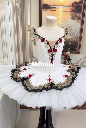 You found your dream ballet tutu 🩰 Handmade in our ballet atelier with lace, rhinestones and hand-sewn roses. 🌹 Yes — this tutu is available to order. We make custom ballet costumes for dancers worldwide. Send us a message to get yours ✨#BalletCostumeDesign #BalletTutu #DanceFashion #BalletStyle #custom #CustomBalletSkirt #ProfessionalDancewear #BalletCostume #BalletSkirt #CustomBalletWear #TulleSkirt #BalletWear #handmade #tutu #customerservice