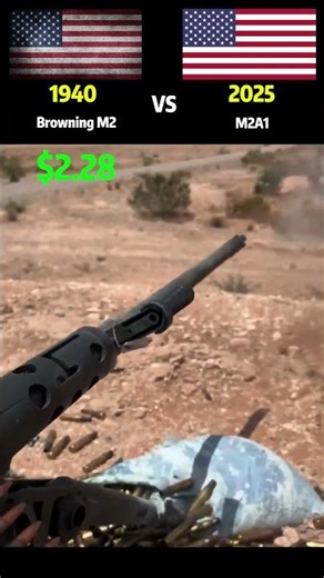 M2 Browning (WWII) vs M2A1 — Cost Per Bullet Evolution