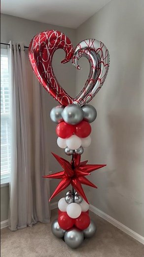 Quick and Easy Balloon Column Tutorial For Valentine’s Day