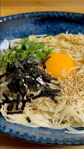レンチン3分で爆速で作れる油そば風そうめん #簡単レシピ #料理 #ズボラ飯 #時短レシピ #自炊 #ヘルシー #ダイエット #爆速 #油そば #そうめん #おつかれ飯