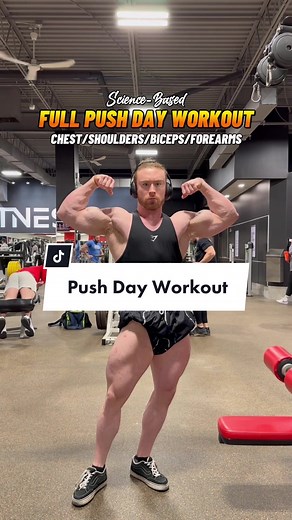 Full Push Day Biceps and Forearms Workout Routine