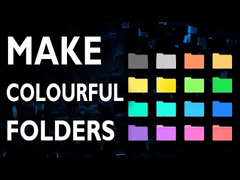 How to make rainbow folders In all windows PC.