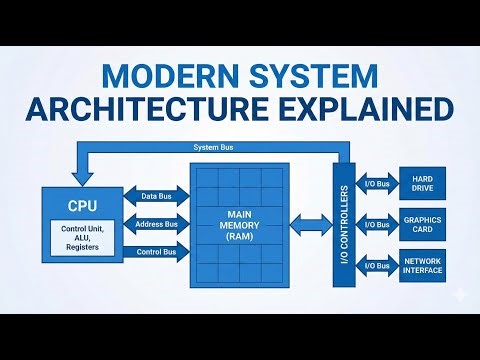 4.1 Modern System Architecture Explained | I/O Perspective | OS Malayalam
