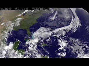 Satellite Animation Shows Tropical Storm Nate in Northwestern Caribbean