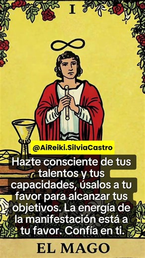 MENSAJE DEL ARCANO I : EL MAGO ✨