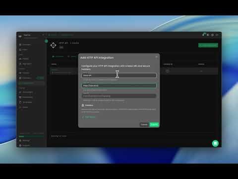 How to Add an HTTP API Integration in Ubico