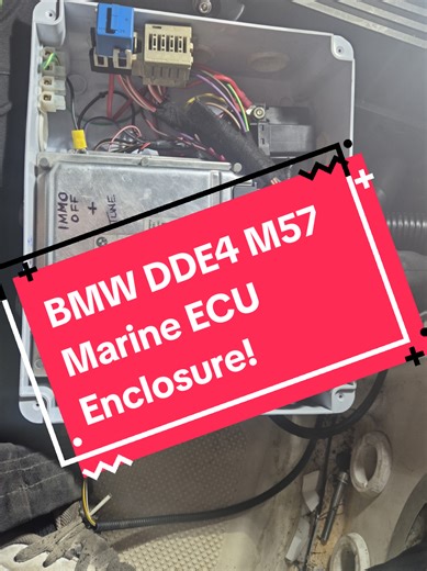 #bmw #project #marine #diesel Ecu enclosure for our BMW 3.0D M57 Bayliner Boat! Big thanks to the main man @Steve T 🏴󠁧󠁢󠁷󠁬󠁳󠁿 for his hard work and re wiring the whole boat! Fantastic Job! @Kyle Westall