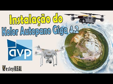 COMO INSTALAR O PROGRAMA "KOLOR AUTOPANO GIGA 4.2" PARA FAZER FOTOS 3D 360º E MINI PLANETA