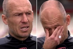 Robben in TEARS after first start since September and claiming two assists