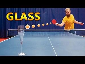 Can You Break a Glass with a Ping Pong Shot?