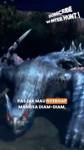 The secret behind Nargacuga's smooth scales to ambush enemies!!! #RamadanwithYoutube