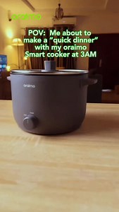 Not all heroes wear aprons—some just cook at ungodly hours. oraimo Smart Cooker won’t judge. It’ll just cook. 💚 #SmartCooker #oraimoexploring #oraimo | oraimo